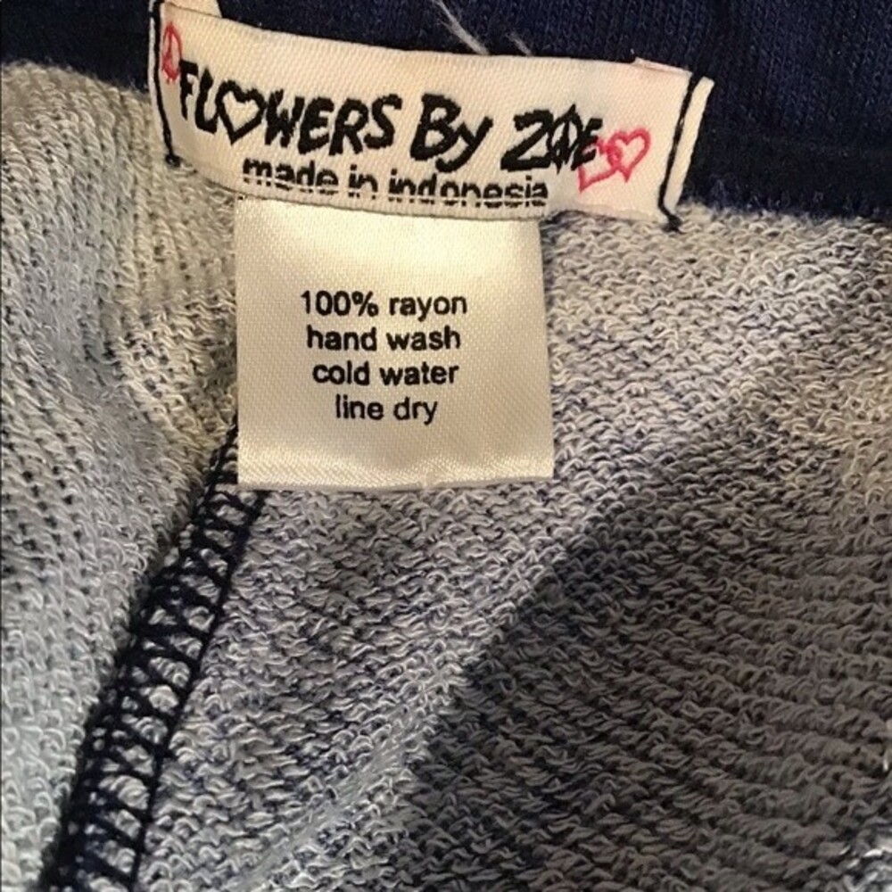 Flowers By Zoe Multi-Color Joggers Size Kids Large - Picture 3 of 3
